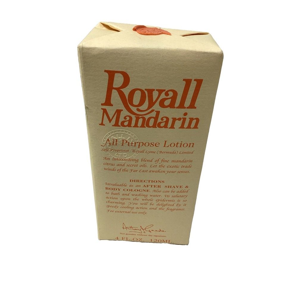 CS Royall Mandarin Orange/Royall Fragrances All Purpose Lotion Aftershave 4.0 Oz